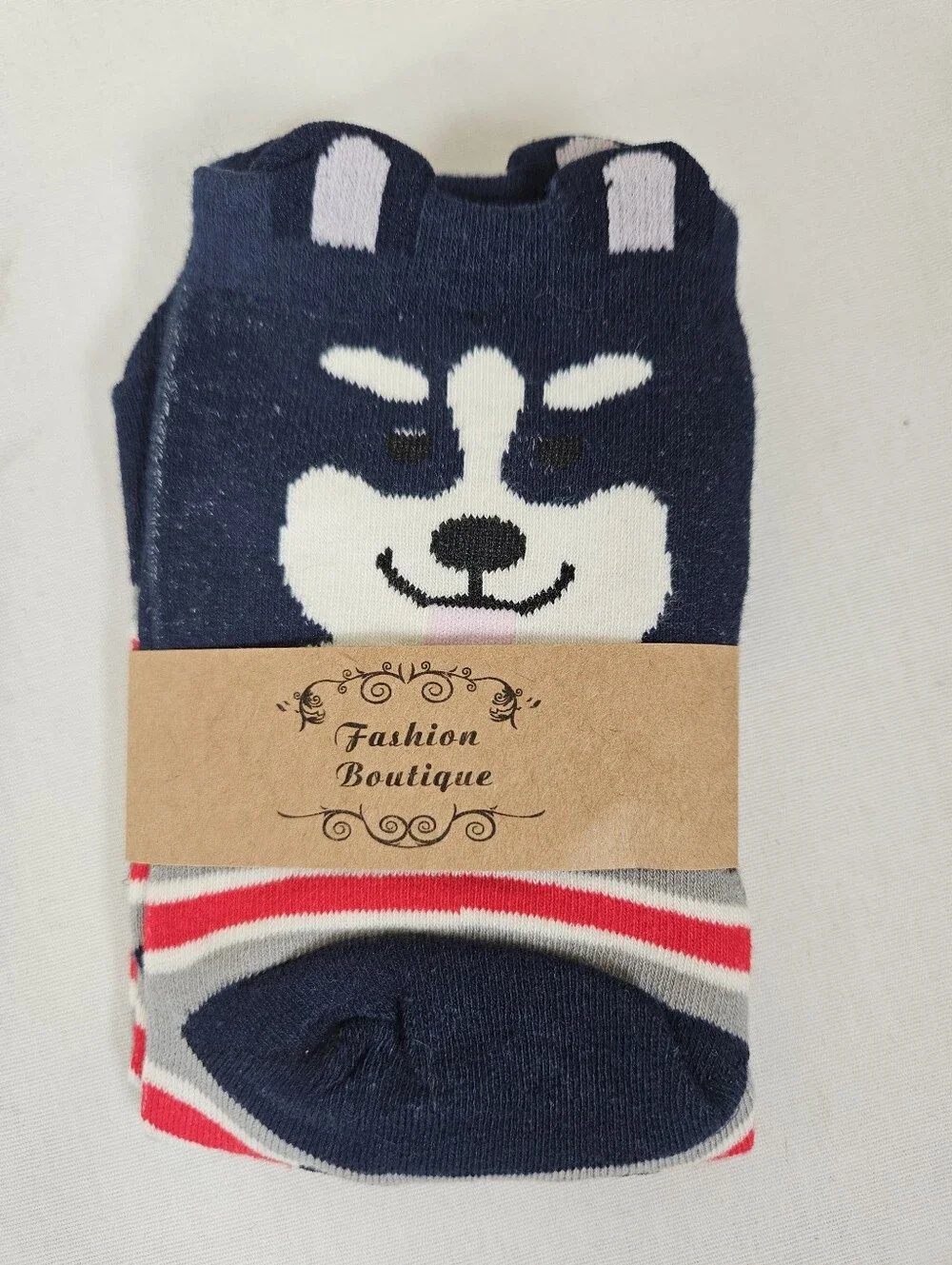 Dog Lover Novelty Crew Socks Set of 5 Pairs NWT Cute Puppy Animal Socks